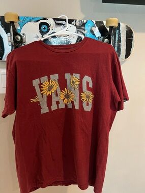 Vans Maroon Crewneck Tee